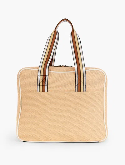 THINK ROYLN YOU ARE THE CHAMPION TENNIS BAG - DUNE RAFFIA - 001 TALBOTS