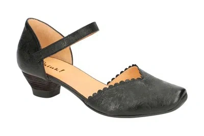 THINK THINK SCHUHE AIDA SCHWARZ DAMENSCHUHE RIEMCHEN PUMPS 4-84941-00 NEU