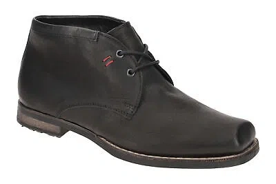 THINK THINK SCHUHE GURU SCHWARZ HERRENSTIEFELETTE ELEGANTE STIEFELETTEN 3-000503-0000