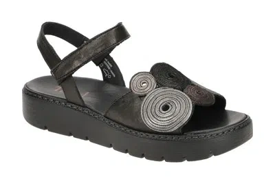 THINK THINK SCHUHE SING DAMEN SCHWARZ DAMEN SANDALETTE RIEMCHEN SANDALEN 3-000376-0000