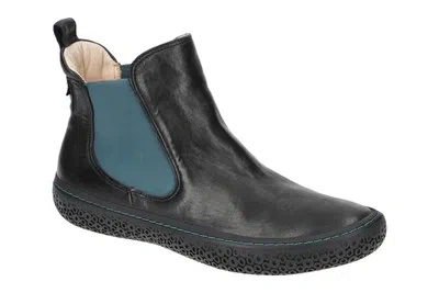 THINK THINK TJUB DAMEN STIEFELETTEN - SPORTLICHE STIEFELETTE SCHWARZ NEU