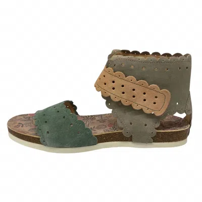 THINK WOMEN'S SHIK SANDAL IN SALBEI/KOMBI