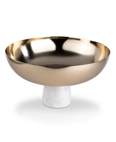 THIRSTYSTONE UPTOWN PEDESTAL BOWL ON MARBLE STAND