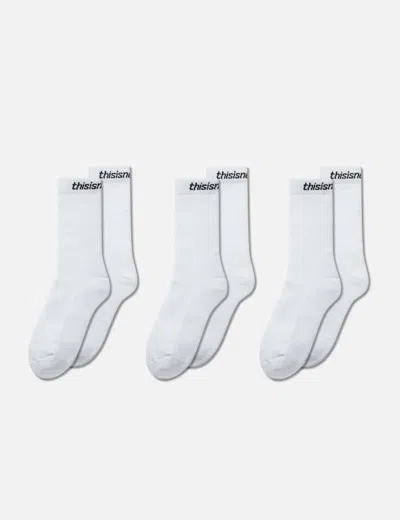 THISISNEVERTHAT SP-LOGO SOCKS 3PACK