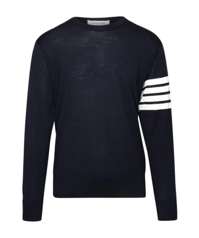 THOM BROWNE THOM BROWNE 4-BAR CREWNECK KNIT JUMPER