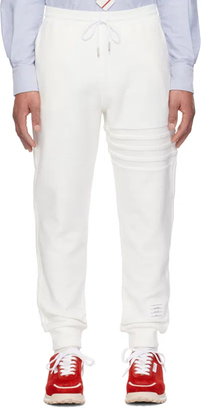 THOM BROWNE THOM BROWNE 4-BAR STRIPE DETAILED SWEATPANTS