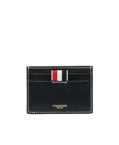 THOM BROWNE THOM BROWNE 4-BAR TAB LOGO PRINTED CARDHOLDER