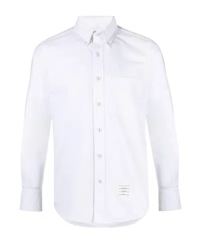 THOM BROWNE THOM BROWNE RWB STRIPED LONG-SLEEVED SHIRT