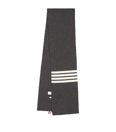 THOM BROWNE CASHMERE 4-BAR SCARF