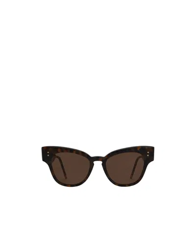 THOM BROWNE THOM BROWNE EYEWEAR CAT-EYE FRAME SUNGLASSES