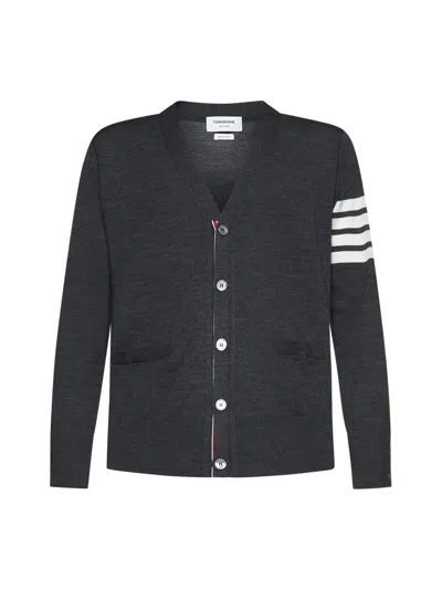 THOM BROWNE CLASSIC V-NECK CARDIGAN SUSTAINABLE