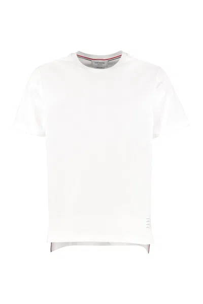 THOM BROWNE CREW-NECK COTTON T-SHIRT