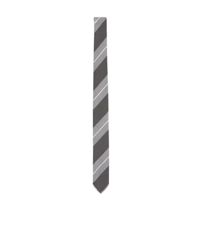THOM BROWNE THOM BROWNE DIAGONAL STRIPED POINTED-TIP TIE