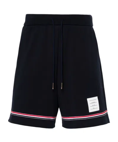 THOM BROWNE THOM BROWNE MID-RISE DRAWSTRING TRACK SHORTS