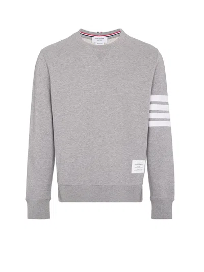 THOM BROWNE GREY 4-BAR SWEATSHIRT