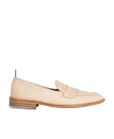 THOM BROWNE THOM BROWNE WOVEN DETAILED LOAFERS