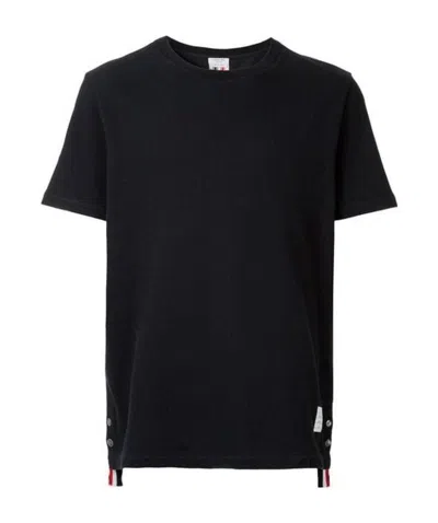 THOM BROWNE THOM BROWNE RWB STRIPED CREWNECK T-SHIRT