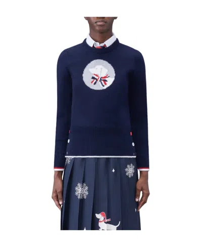 THOM BROWNE THOM BROWNE CLASSIC HECTOR PULLOVER