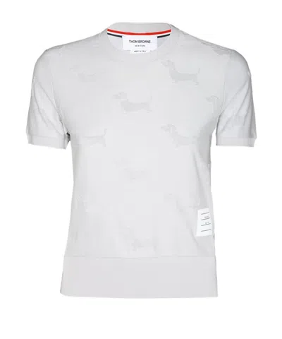THOM BROWNE THOM BROWNE HECTOR DETAILED CREWNECK T-SHIRT