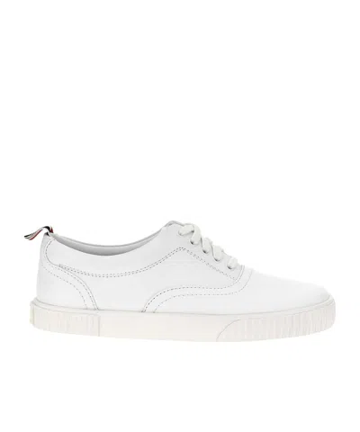 THOM BROWNE THOM BROWNE HERITAGE ROUND TOE SNEAKERS