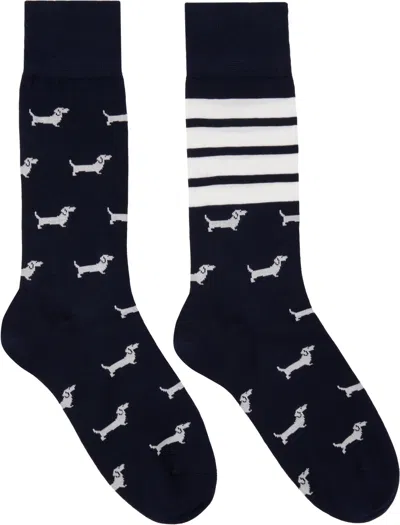 THOM BROWNE THOM BROWNE STRIPED SOCKS