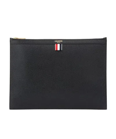 THOM BROWNE THOM BROWNE LOGO PRINTED DOCUMENT HOLDER