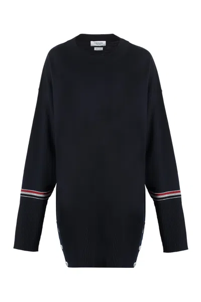 THOM BROWNE MERINO WOOL SWEATER