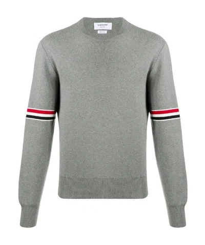 THOM BROWNE THOM BROWNE RWB STRIPED CREWNECK SWEATSHIRT