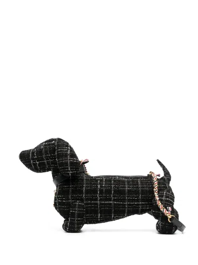 THOM BROWNE MINI HECTOR TWEED BAG