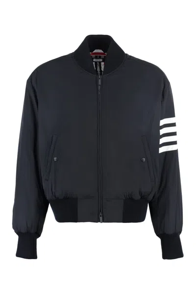 THOM BROWNE NYLON BOMBER JACKET