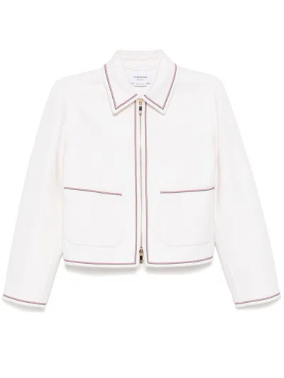 THOM BROWNE PATCH POCKET GOLF JACKET