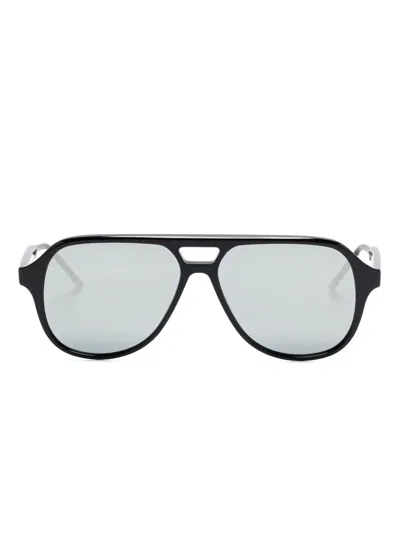 THOM BROWNE PILOT-FRAME SUNGLASSES