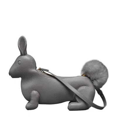 THOM BROWNE THOM BROWNE SQUIRREL-MOTIF ZIPPED SHOULDER BAG