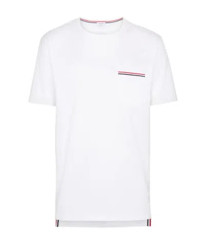THOM BROWNE THOM BROWNE POCKET DETAILED CREWNECK T-SHIRT