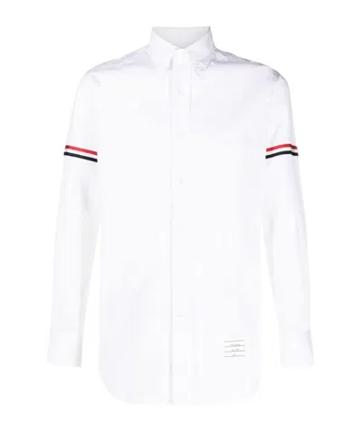 THOM BROWNE THOM BROWNE RWB STRIPE BUTTON-UP SHIRT