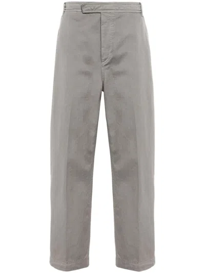 THOM BROWNE RWB STRIPE COTTON CHINOS