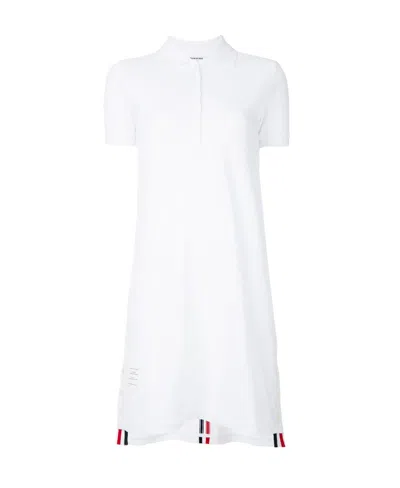 THOM BROWNE THOM BROWNE RWB STRIPED POLO DRESS