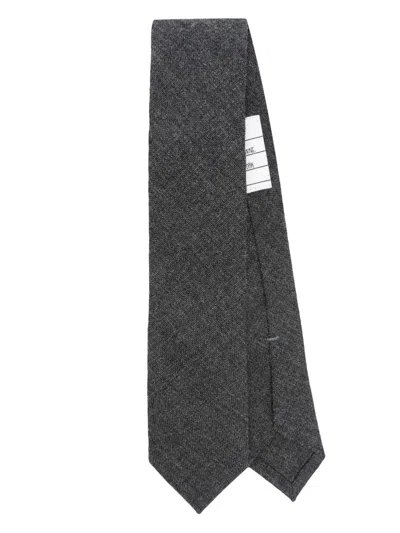 THOM BROWNE RWB-STRIPE WOOL TIE