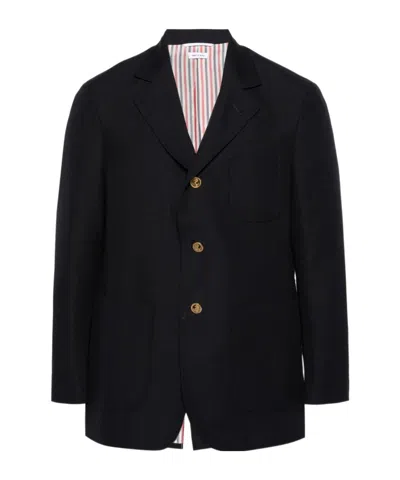 THOM BROWNE THOM BROWNE SINGLE-BREASTED TAILORED BLAZER