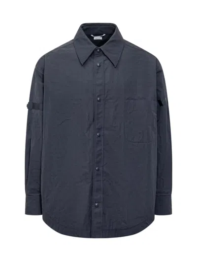 THOM BROWNE SNAP FRONT OVERSHIRT