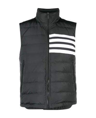 THOM BROWNE THOM BROWNE 4-BAR MOTIF ZIPPED GILET
