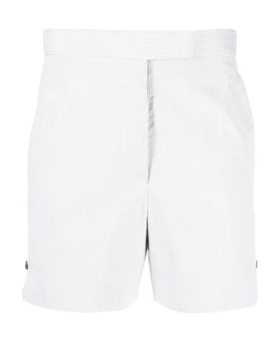 THOM BROWNE THOM BROWNE STRIPED HIGH WAIST SHORTS