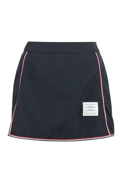 THOM BROWNE TECHNICAL FABRIC MINI-SKIRT