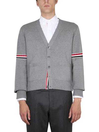THOM BROWNE V-NECK CARDIGAN