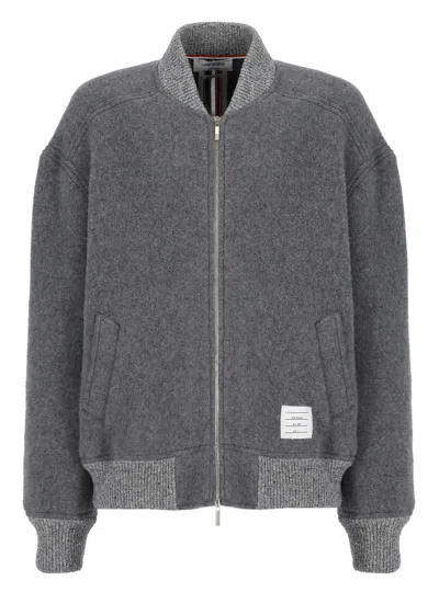 THOM BROWNE WOOL BOMBER JACKET