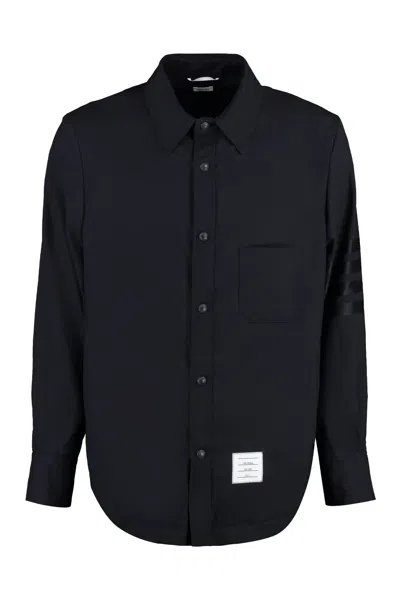 THOM BROWNE WOOL OVERSHIRT