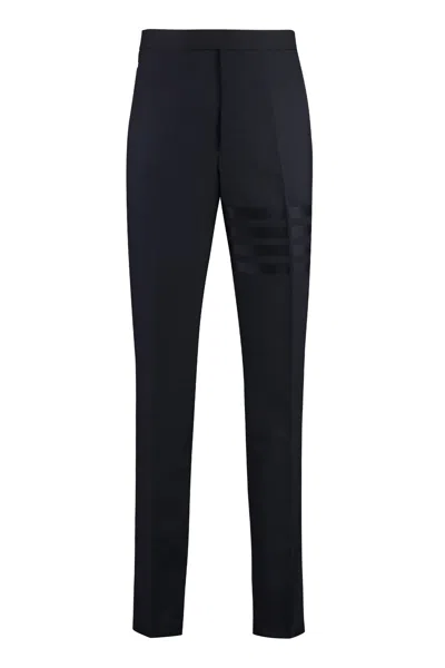 THOM BROWNE WOOL TAILORED TROUSERS