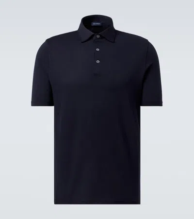 THOM SWEENEY COTTON PIQUÉ POLO SHIRT