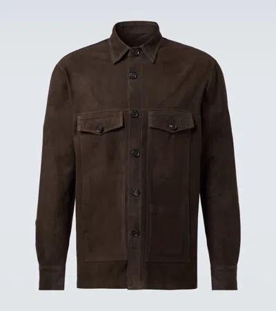 THOM SWEENEY SUEDE FIELD JACKET