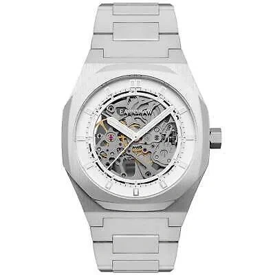 THOMAS EARNSHAW THOMAS EARNSHAW DRAKE SKELETON AUTOMATIC SILVER WATCH - BRAND